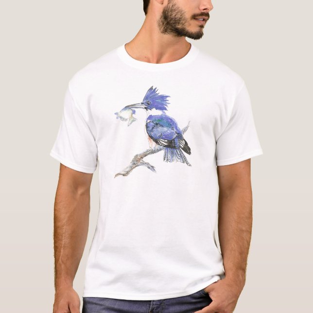 T-shirts Peixe-gato - com peixes - Coleção de Pássaros (Frente)