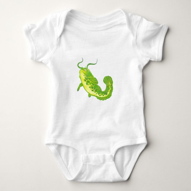 T-shirts Peixe-gato sortudo (Frente)