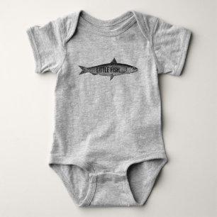 T-shirts Peixe Grande Pequeno Peixe Pai Pai Presente