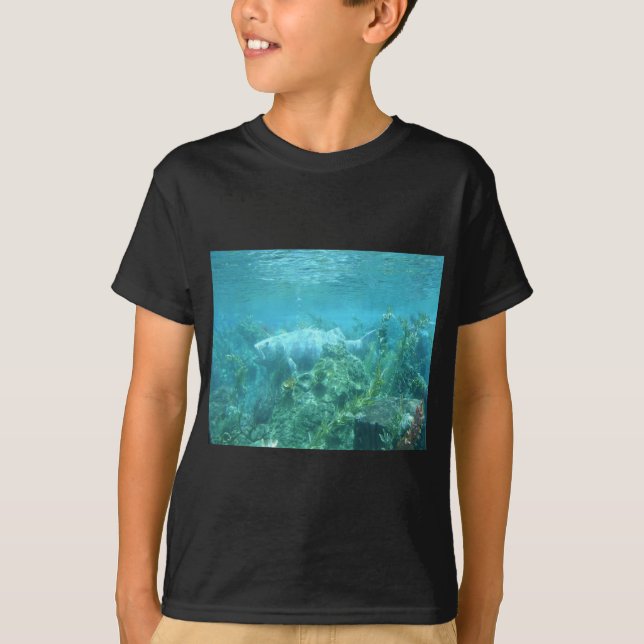 T-shirts Peixe pescado... design de peixe submarino (Frente)