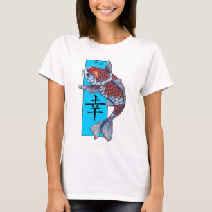 T-shirts Peixes afortunados de Kohaku Koi