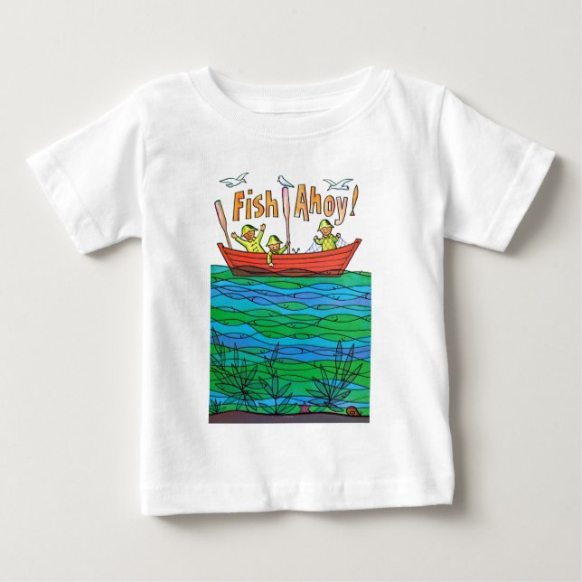 T-shirts Peixes Ahoy! (Frente)