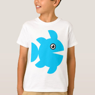 T-shirts Peixes - azul