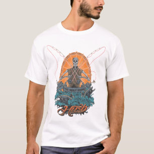 T-shirts peixes da mosca do crânio do hush