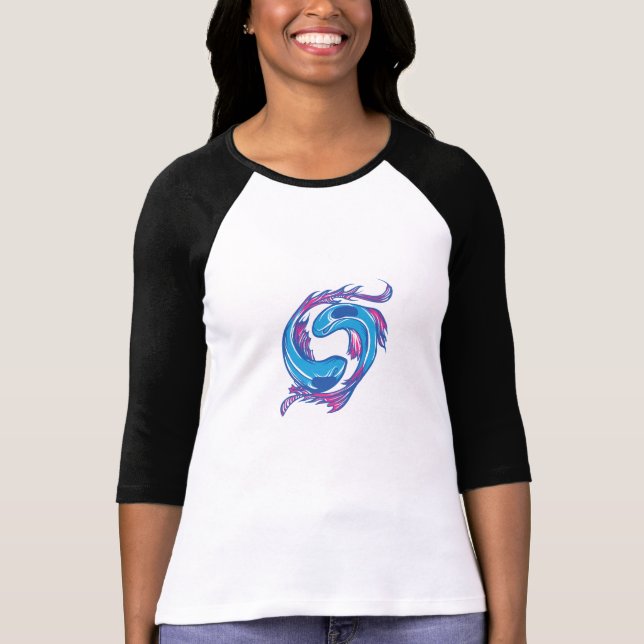 T-shirts Peixes de Koi (Frente)