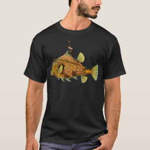 T-shirts Peixes de Steampunk
