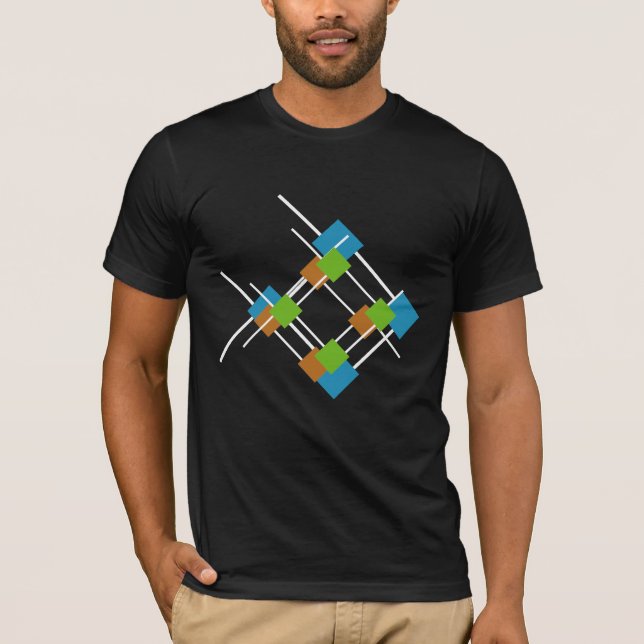T-shirts peixes do argyle (Frente)