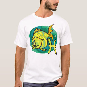 T-shirts peixes estilo 1970 Pintura de peixes