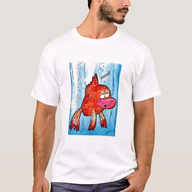 T-shirts Peixes Flatulance (Frente)
