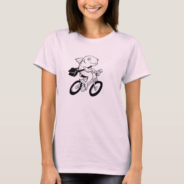 T-shirts Peixes sem bicicleta (Frente)