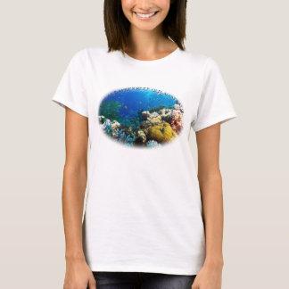 T-shirts Peixes tropicais do mar coral