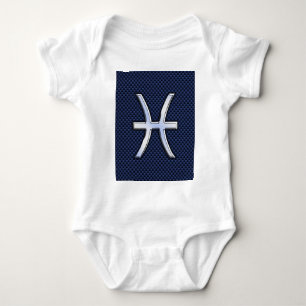 T-shirts Peixes Zodiac em Impressão de fibra de carbono az