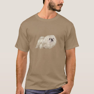 T-shirts Pekingês - Branco