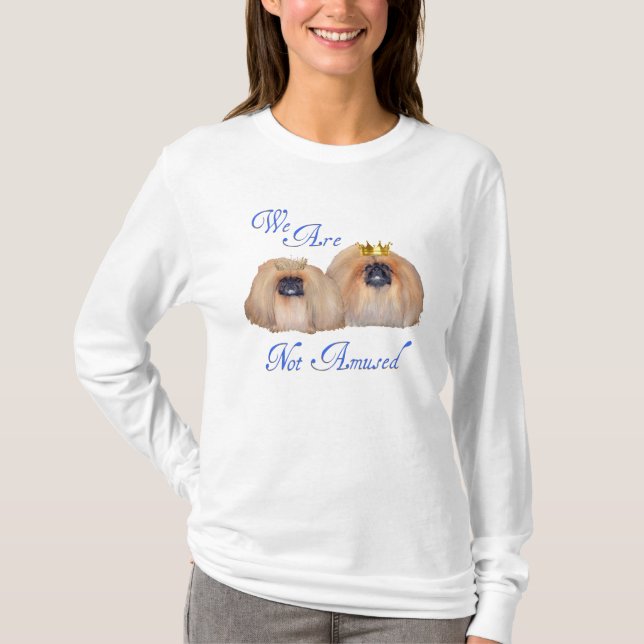 T-shirts Pekingese Não Estão Divertidos (Frente)