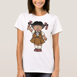 T-shirts Pele da obscuridade da brownie