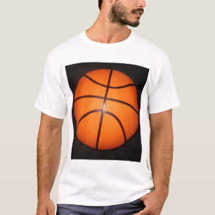 T-shirts Pele de Textura em Fecho de Basquete