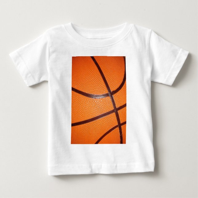 T-shirts Pele de Textura em Fecho de Basquete (Frente)