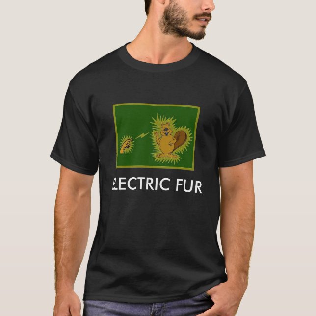 T-shirts pele elétrica, PELE ELÉTRICA (Frente)