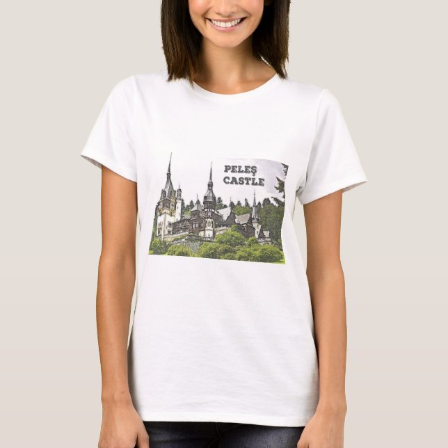 T-shirts Peles Castle (Frente)