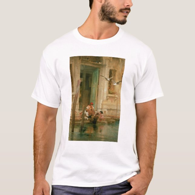 T-shirts Pelo canal, Veneza (Frente)