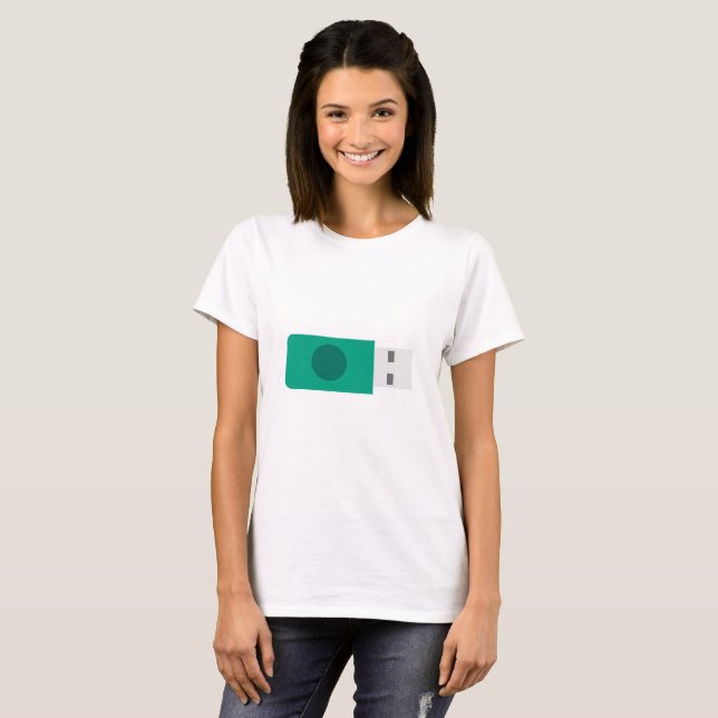 T-shirts Pen Drive USB (Frente Completa)