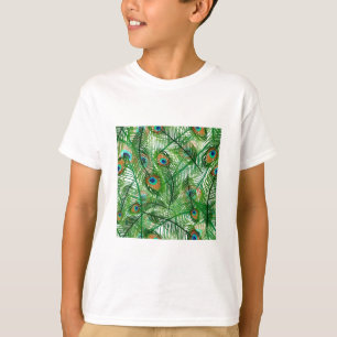 T-shirts Penas de peacock
