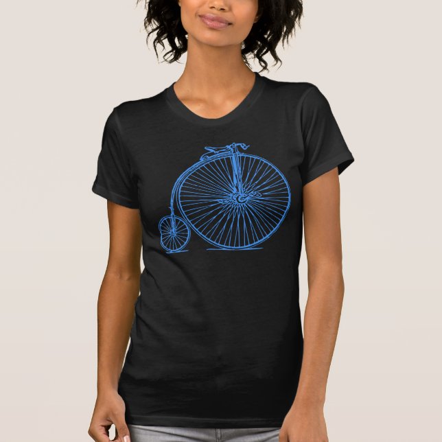 T-shirts Penny Farthing - Baby Blue (Frente)