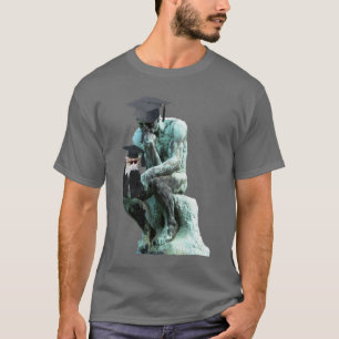 T-shirts Pensador graduado customizável engraçado