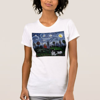 T-shirts Pensamento das estrelas