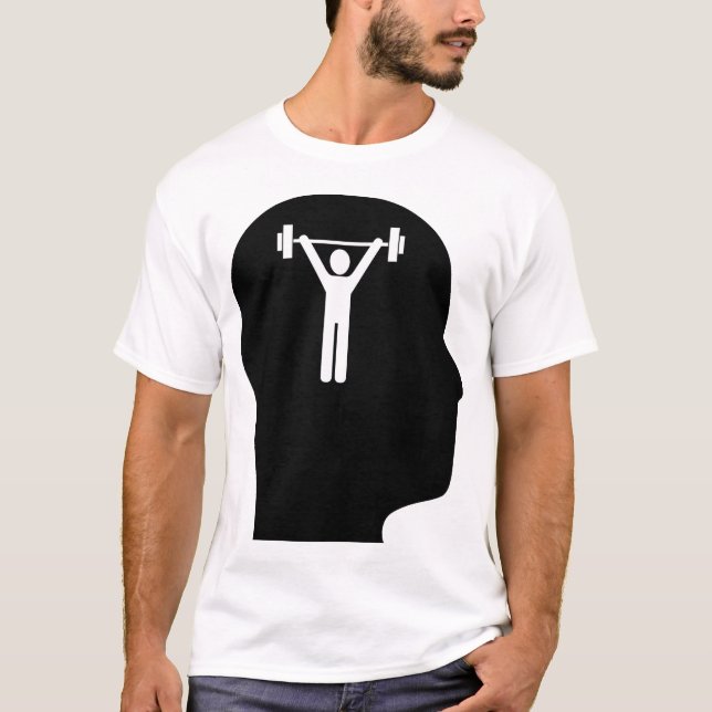 T-shirts Pensamento sobre o exercício (Frente)