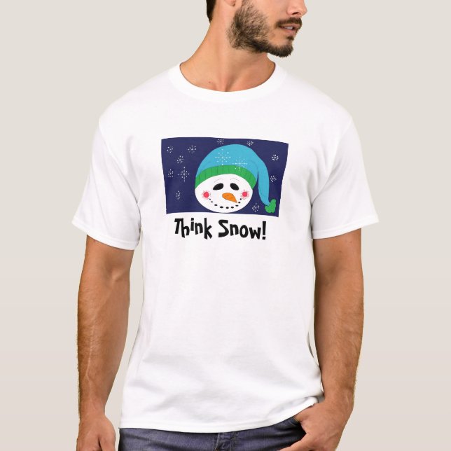 T-shirts Pense em neve (Frente)
