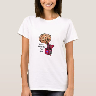 T-shirts Pense fora da caixa