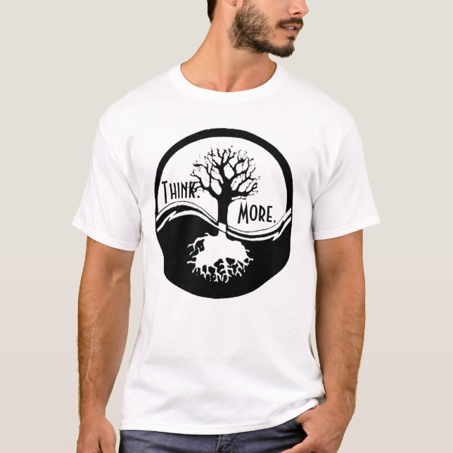 T-shirts Pense. Mais (Frente)