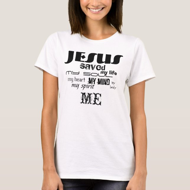 T-shirts Pense sobre isso (Frente)