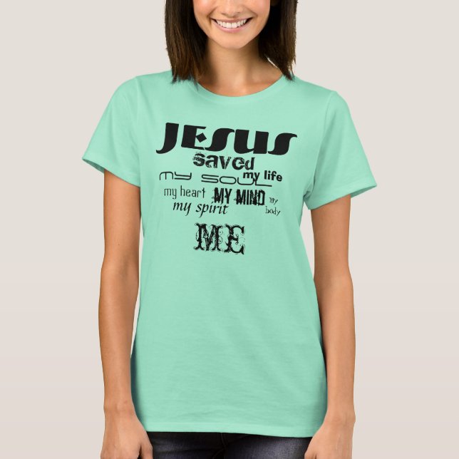 T-shirts Pense sobre isso (Frente)