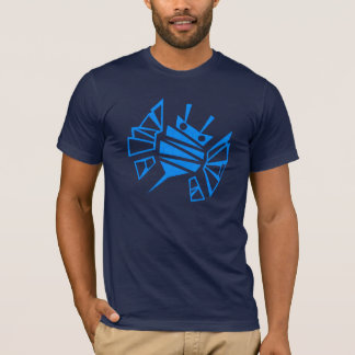 T-shirts Pente azul da abelha de Persephone