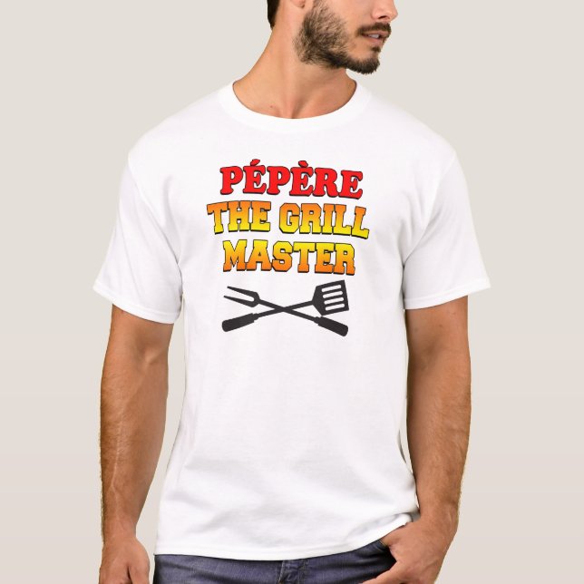 T-shirts Pepere Grill Master (Frente)