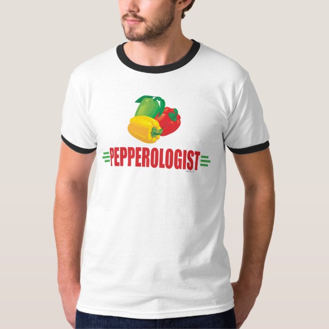 T-shirts Pepper Engraçado (Frente)