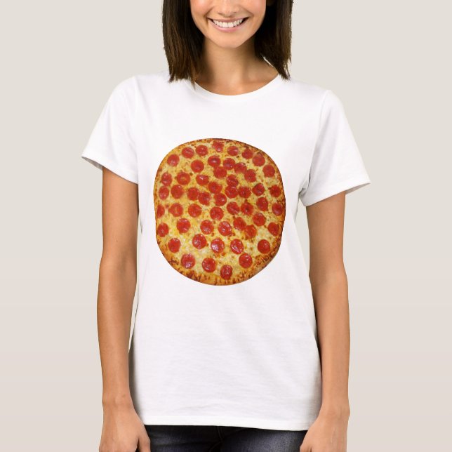 T-shirts Pepperoni Pizza (Frente)