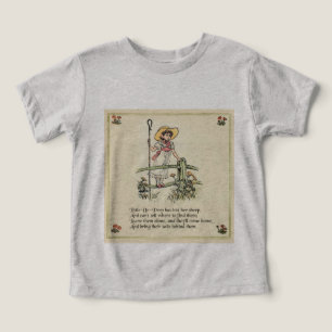 T-shirts Pequena Bo-Peep: Clássicos de Kate Greenaway para 