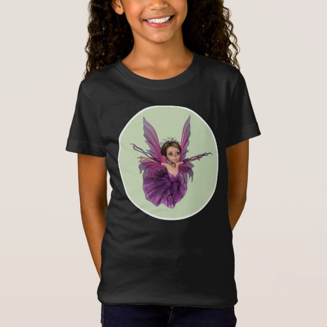 T-shirts Pequena Borboleta Fada Voadora (Frente)