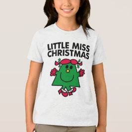 T-shirts Pequena Miss Natal Sorria