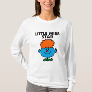 T-shirts Pequena Miss Star Letra negra