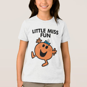 T-shirts Pequena Senhorita Divertida Agitando Joyly