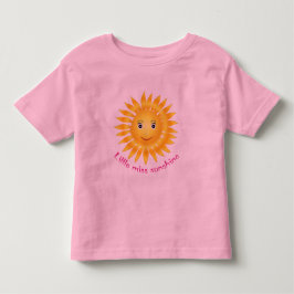 T-shirts Pequena senhorita sol