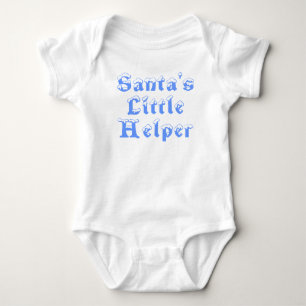 T-shirts Pequeno ajudante do Papai Noel - azul gelo