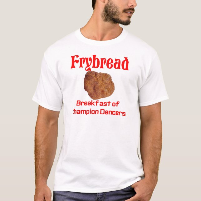 T-shirts Pequeno almoço de Frybread (Frente)