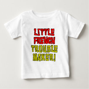 T-shirts Pequeno Criador de Problemas Francês
