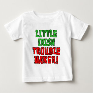 T-shirts Pequeno Criador de Problemas Irlandês