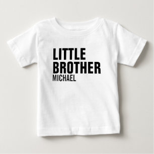 T-shirts Pequeno Irmão Personalizado Bebê Romper